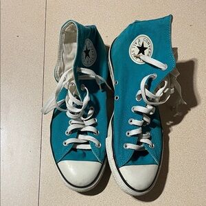 Converse Turquoise High-Top Sneakers